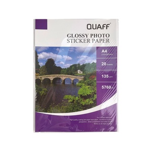 <span class=keywords><strong>Quaff</strong></span> กระดาษภาพถ่าย150gsm 135gsm 90gsm A3 A4กันน้ำพิมพ์ได้สีขาวอิงค์เจ็ทมันวาวสูง - Product Image 6