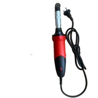 Meuleuse d'angle électrique portative 90 mm 680W à 6 vitesses réglables avec moteur à balais pour la découpe, le polissage, la gravure et le moulage de carreaux