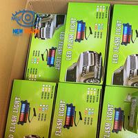 Luces LED Estroboscópicas de Emergencia, Barra de Luz Intermitente de Advertencia, Ventosa de Vacío, Bombilla Trasera para Parabrisas de 24V, 8 Unidades