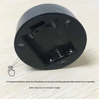 Lampe de table LED 3D en caoutchouc styrène-butadiène, stock direct usine, veilleuse à 7 couleurs réglables, contrôle tactile, éclairage à piles