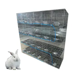 HJ-RC24 commercial/fat rabbit cage with free feeder and spare parts