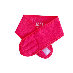 Bandeau de spa en polaire corail épaissi avec fermeture réglable pour femmes, bandeau de maquillage avec ruban adhésif magique, serviette pour le sport - Product Image 2