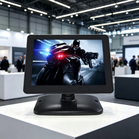 Monitor de Pantalla Táctil LED LCD de 10.1 Pulgadas para Punto de Venta con Sistema Windows, Resolución 1920x1080, Pantalla Digital para Clientes