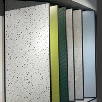 Panneaux muraux SPC imperméables et anti-moisissures, texture lin mat, à emboîtement, longue durée de vie, pour salles de bain résidentielles intérieures