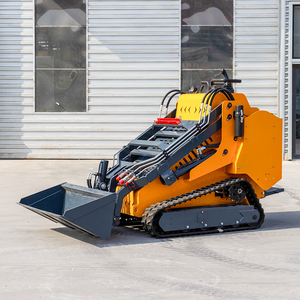 Livraison gratuite <span class=keywords><strong>Mini</strong></span> <span class=keywords><strong>Skid</strong></span> Steer <span class=keywords><strong>Loader</strong></span> Forest Mulcher roue de tondeuse à gazon/noyau léger chenillé y compris moteur/moteur facile - Product Image 2