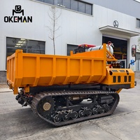 Dumper sur chenilles de 10 tonnes, Euro 5 Diesel 8x4, nouvelle vitesse de sortie stable, grande capacité pour chantier de construction, charge ultra lourde, fonctionnement sécurisé