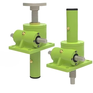 Electric <b>Worm</b> <b>Gear</b> Actuator Small Hand Rocker Screw Ball Stainless Steel Turbine Screw Lift - Product Image 3