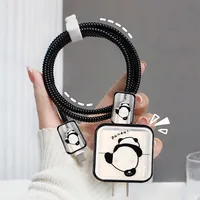 Étui de protection créatif pour câble de charge rapide 18W 20W pour iPhone 13 14 15 Pro Max, enrouleur de câble de données anti-casse