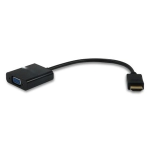 Adattatore HDMI a VGA femmina con jack audio da 3,5 pollici, ideale per collegare dispositivi visivi di qualità. * - Product Image 1