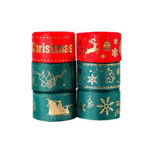 <span class=keywords><strong>Cinta</strong></span> Ecológica MSD <span class=keywords><strong>de</strong></span> una Cara con Logotipo Impreso en Lámina Dorada 3D <span class=keywords><strong>para</strong></span> Decoraciones Navideñas y Envoltura <span class=keywords><strong>de</strong></span> Regalos - Product Image 1