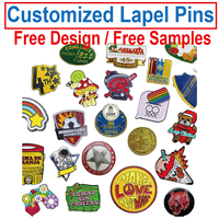 Insignia de metal personalizada Pin de esmalte personalizado con elementos de diseño de marca únicos
