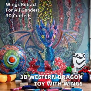 Venta al por mayor de modelos de dragones articulados, adornos de animales móviles fabricados en fábrica, artículos de plástico impresos en 3D para servicios de mecanizado. - Product Image 4