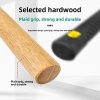 EXPLOIT Hachette à double tête en acier forgé de qualité industrielle 200 mm, outil multifonctionnel pour jardin et camping, pour décompactage du sol et désherbage 1