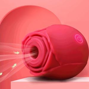 Оптовый магазин секс-игрушек LOVE: лучшие товары-хиты продаж в интернете — вибратор-соска в форме розы - Product Image 4