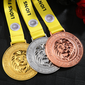 Medaglia Personalizzabile con Logo <span class=keywords><strong>3D</strong></span> in Oro, Argento o Bronzo, Modello Disponibile: Leone di Fight Club - Product Image 6