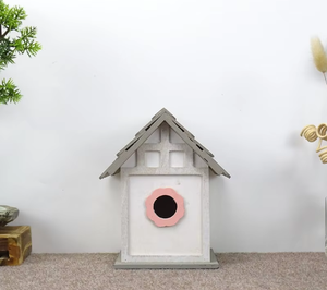 Groothandel Outdoor Houten Vogel Woonhuizen Opknoping Vogelhuis Fokkooi - Product Image 4