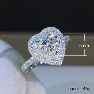 Anello con Design a Cuore, Stile Creativo, Anello da Dito per Donne - Product Image 5