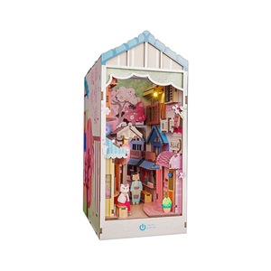 Cat Grocery <span class=keywords><strong>Shop</strong></span> - Soporte de madera japonés para libros, modelo estéreo ensamblado a mano, 101-500 piezas, para mayores de 14 años, el mejor - Product Image 1
