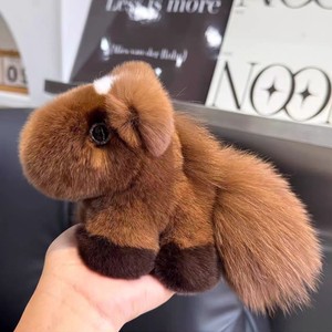 Llavero <span class=keywords><strong>de</strong></span> coche <span class=keywords><strong>de</strong></span> peluche <span class=keywords><strong>de</strong></span> conejo Rex con diseño <span class=keywords><strong>de</strong></span> poni y unicornio, colgante para bolso, regalo - Product Image 1