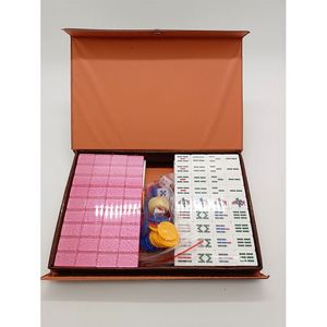 Customized Personalized Durable Lightweight Crystal Acrylic <b>Mahjong</b> Tiles 166pcs 30mm Mini Travel American <b>Mahjong</b> <b>Set</b> Custom - Product Image 2