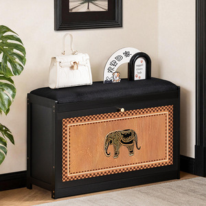 Simple entryway shoe changing <b>stool</b>, easy-to-use shoe cabinet, shoe rack, and <b>stool</b> all in one storage solution for home or - Product Image 1