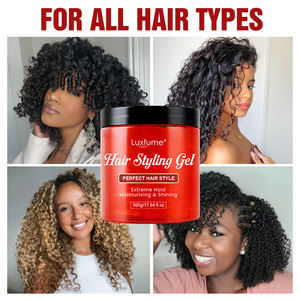 <span class=keywords><strong>Gel</strong></span> coiffant pour cheveux courts 4C naturels 48H Extra Hold Sleek Top Knot Bun 500ml - Product Image 5