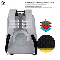 Sacs d'école classiques pour étudiants, unisexes, grande capacité, sac d'ordinateur en cuir, sac à dos antivol en nylon personnalisé pour ordinateur portable