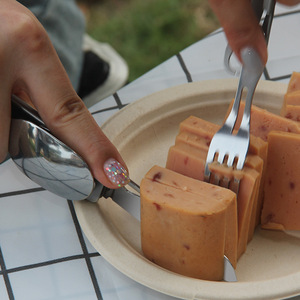 Cuchara Plegable Multifuncional de Acero Inoxidable con Abrebotellas, Cuchillo y Tenedor, Juego de Utensilios para Camping, Portátil para Uso en Exteriores - Product Image 1