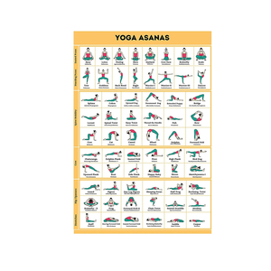 <span class=keywords><strong>100</strong></span> affiche de Yoga <span class=keywords><strong>100</strong></span> choses à faire Scratch <span class=keywords><strong>Off</strong></span> affiche de Yoga Poses décoration murale pour Studio d'amoureux de Yoga - Product Image 1