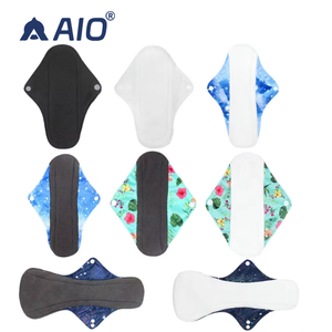 Protège le matelas Coussinets réutilisables Recyclables Physiologiques Coussinets menstruels réutilisables Coton biologique Coussinets réutilisables naturels pour femmes - Product Image 1