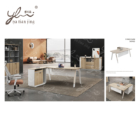 Table de travail en MDF de style industriel Mobilier de bureau Bureaux d'ordinateur robustes pour les postes de travail exécutifs