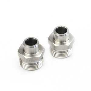 Tùy chỉnh ren thép không gỉ Phụ kiện thủy lực Bộ chuyển đổi giảm tốc phi tiêu chuẩn với phụ kiện ống núm vú Hex - Product Image 5