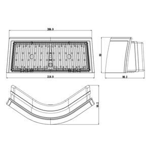 Led ánh sáng <span class=keywords><strong>Kit</strong></span> 48 Wát 3840lm Cab góc hổ phách ống kính cho <span class=keywords><strong>john</strong></span> <span class=keywords><strong>deere</strong></span> 9400 7720 7700 - Product Image 6