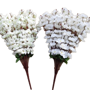 Ramo de Flores Artificiales de Durazno y Cerezo, 36 Ramas, Decoración de Seda para Pascua, Hogar, Bodas, Fiestas, Decoración de Jarrones de Mesa - Product Image 1