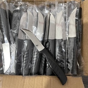 Cuchillo curvo con mango negro, cuchillo para ostras, cuchillo para piña, cuchillo para plátano, pelador, utensilios de cocina, artículos de ferretería de 1-2 yuanes - Product Image 5