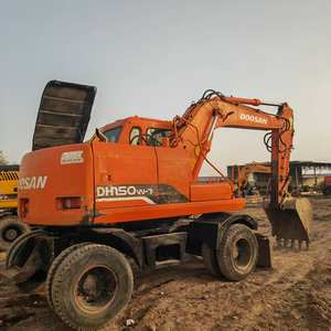 Vente de liquidation : excavatrice sur pneus Doosan DH150w-7 de 15 tonnes, moteur d'origine, bon état, à vendre. - Product Image 1