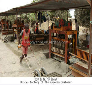 Macchinario per la Produzione di Mattoni Shengya QTJ4-40, Macchina per la Fabbricazione di Blocchi - Product Image 4