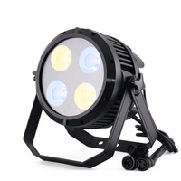 QSE Lighting 4*50W Projecteur LED COB Slim Étanche IP65 RGBW Contrôle DMX512/Activé par le Son 4/8 Canaux Durée de Vie 50000 Heures