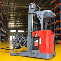 Chariot élévateur électrique 3M 1,5t 2t 3300lbs, transpalette autoportant à portique, transpalette autochargeur à batterie pour la manutention de matériaux en entrepôt CE