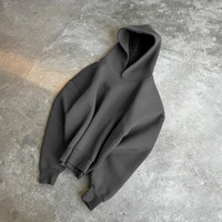 Ensemble deux pièces surdimensionné en coton pour homme : sweat à capuche ample et pantalon de survêtement large, style streetwear, qualité supérieure, personnalisable OEM
