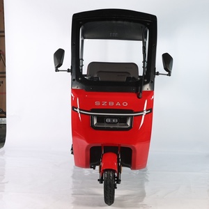 รถสามล้อไฟฟ้าโครงเหล็กคาร์บอน 48V 20Ah กำลังไฟ 500W แบบเปิด 3 ล้อ ขายดี พร้อมใบรับรอง EEC สำหรับผู้ใหญ่ บรรทุกผู้โดยสารได้ 4 คน ใช้สำหรับขนส่งสินค้า - Product Image 6