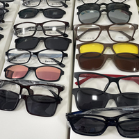 Lunettes de soleil polarisées unisexes de haute qualité, modèles magnétiques assortis à clipser, en Ultem TR, designs variés, en stock