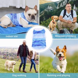 Breathable Summer Dog Cooling Vest Custom Sleeveless Pet Cooling Vest <b>Clothes</b> T-Shirts Dog <b>Clothes</b> Summer Dog Cooling Vest - Product Image 3