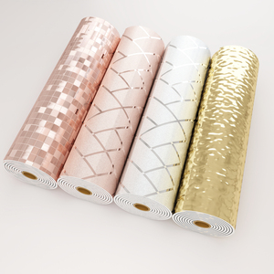 <span class=keywords><strong>Papel</strong></span> de contacto de Superficie cepillada plateada/dorada, <span class=keywords><strong>papel</strong></span> <span class=keywords><strong>tapiz</strong></span> extraíble impermeable <span class=keywords><strong>para</strong></span> gabinete de cocina con superficie metálica - Product Image 1