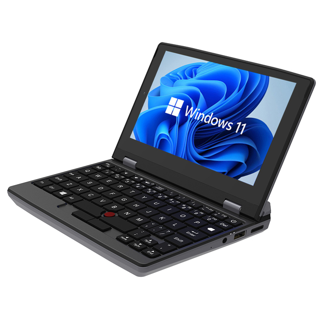 2026 Portable Mini Laptop Wins 11 7 Inch Touch Screen Office Notebook N4000 12GB+1TB Pocket Netbook Win11 Micro Computer