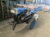 Motoculteur diesel 28 CV pour mini-ferme - Conception compacte avec rotoculteur pour rizières, vergers et serres