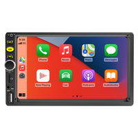 Autoradio universel double DIN sans fil Carplay Android Auto FM Radio USB avec écran tactile 7 pouces, système multimédia stéréo pour voiture