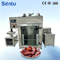 Machine à fumer la viande, fumoir industriel, four à fumer de grande capacité, four à fumer de qualité alimentaire, fumoir automatique en acier inoxydable