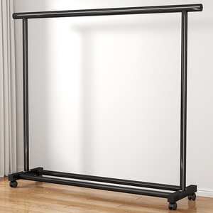 Séchoir à linge sur pied en acier au carbone, moderne et minimaliste, épaissi, pliable et mobile pour chambre à coucher et intérieur - Product Image 1