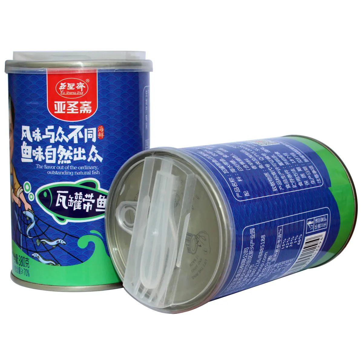 Chinese Smaak Snack Ingeblikte Vis Groothandels Ingelegde Crock Belt Fish